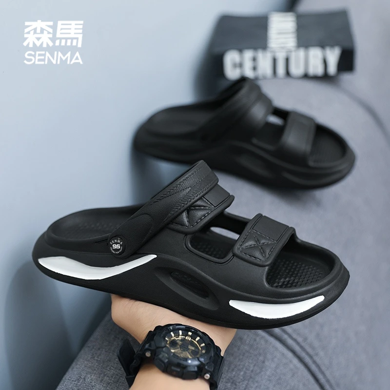 森马男士情侣夏季轻便潮流休闲百搭男款户外凉拖舒适清凉沙滩鞋男