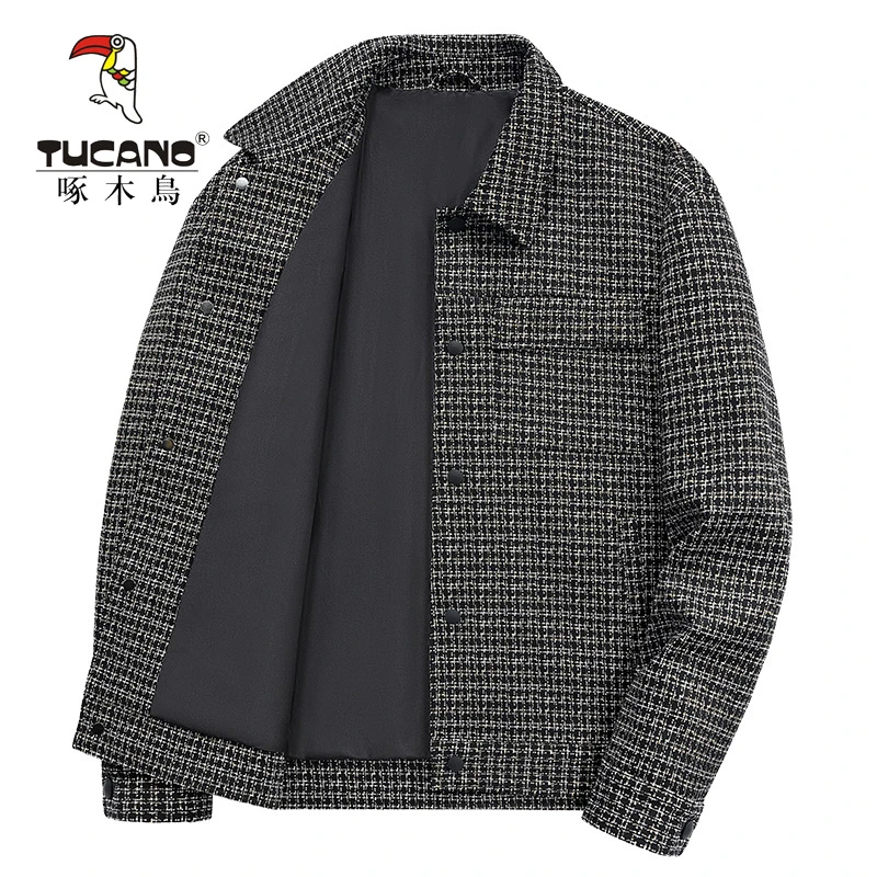 TUCANO/啄木鳥男士毛呢潮流韩版夹克时尚休闲翻领秋冬韩版外套男