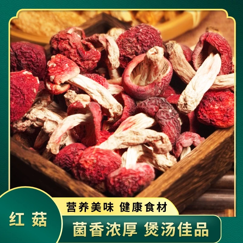【达人专属】精选正宗深山红菇 自然生长 营养美味 煲汤鲜美