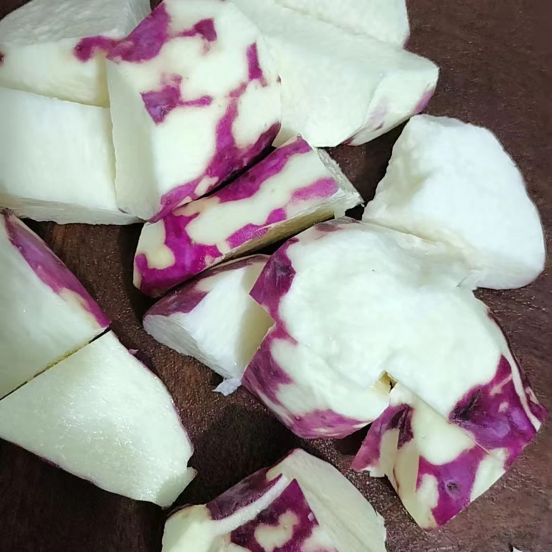 湖南脚板薯紫山药毛薯农家新鲜蔬菜粉糯大薯紫淮山煲汤紫皮白心