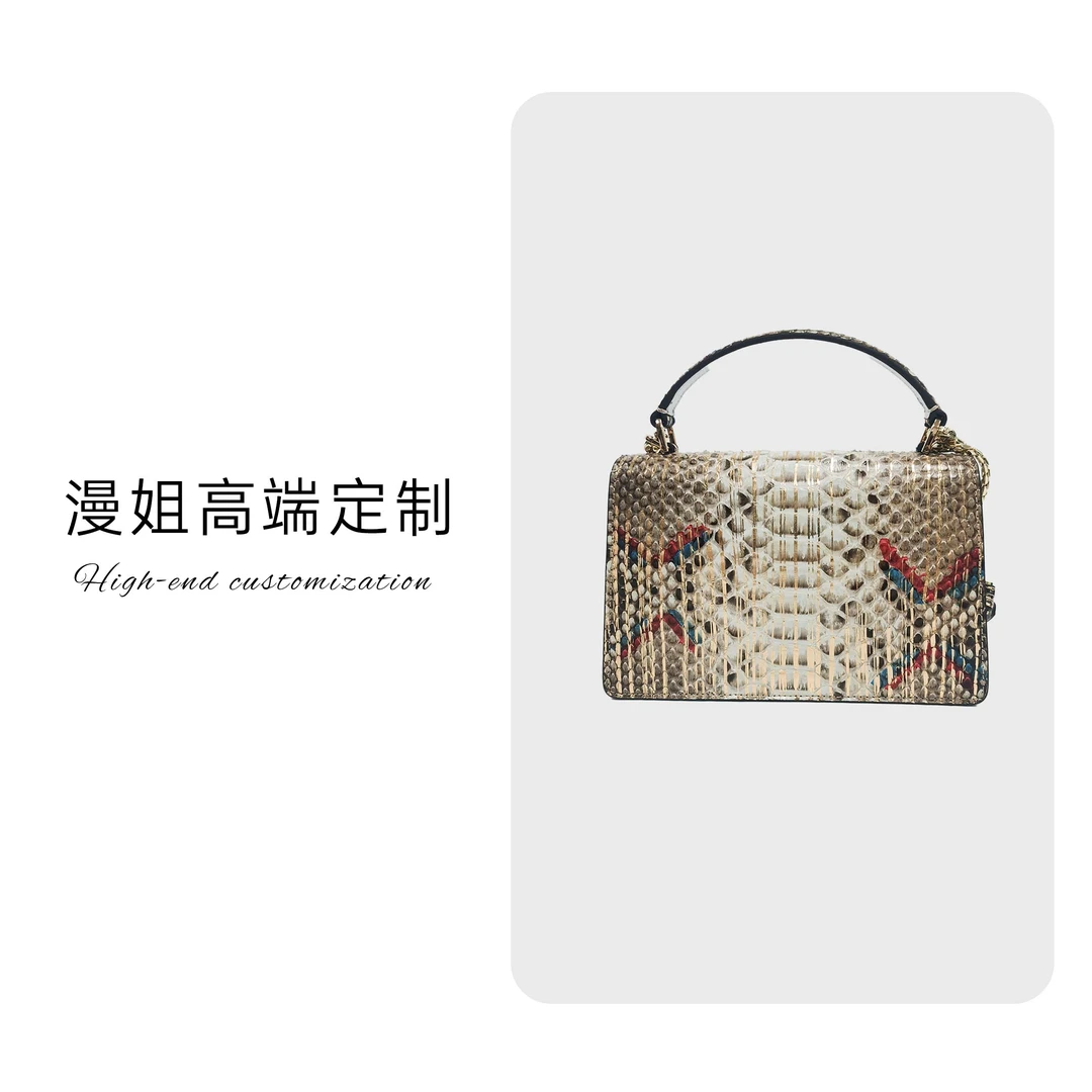 【漫姐稀有皮臻选】24年秋冬新款真皮女包轻奢百搭黑色包包休闲时尚