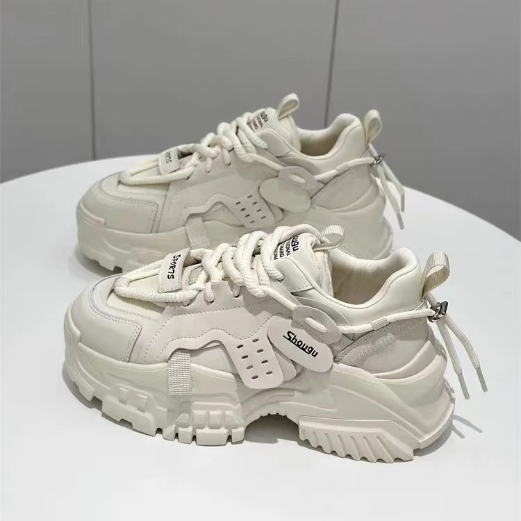 厚底轻便休闲运动老爹鞋870-2（跟高5CM）