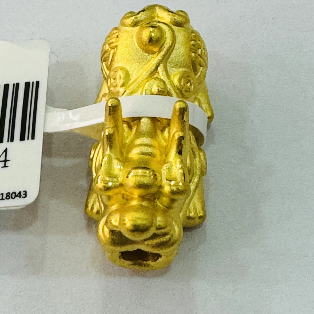 【小婷专享】足金999 财源广进貔貅吊坠 1.64 A1