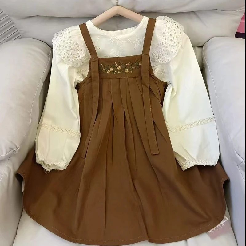 A603 女童刺绣背带裙 no褪no焕！遵守下单！强褪扣芸费！