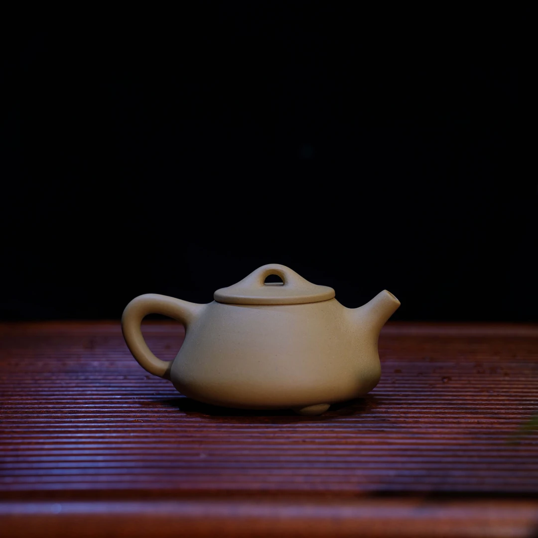 DT388小品子冶石瓢本山绿泥全手工紫砂壶