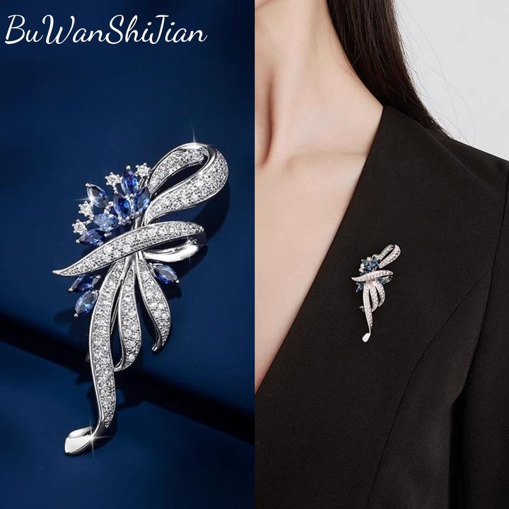 合金胸针 舞动星河高档胸针时尚百搭简约高级感防走光别针配饰品