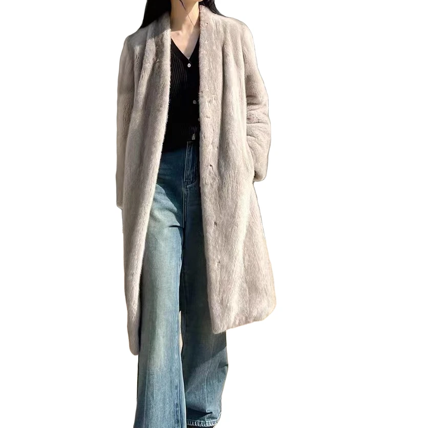 西夏尚美【6017】老板娘推荐新款气质V领外套