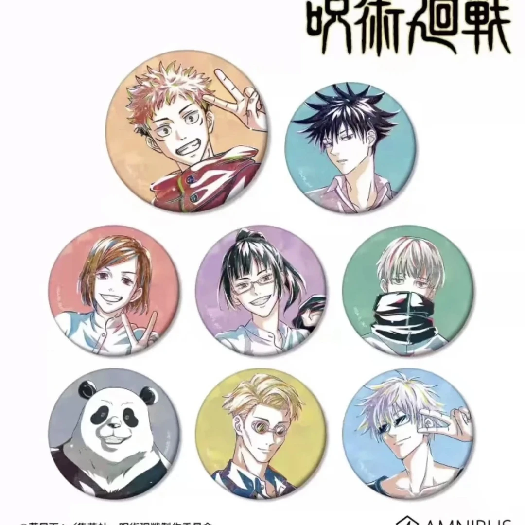 【咒术回战】比耶 剪刀手 水彩吧唧徽章