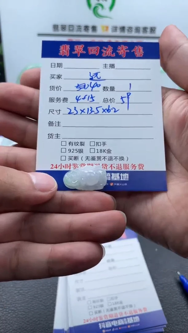 【闪购商品】翡翠颈饰未镶嵌挂件