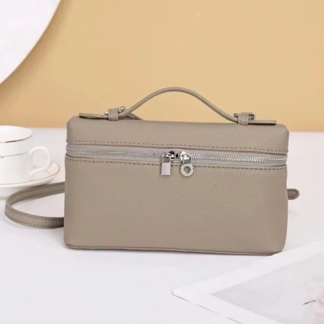 女士手提拉链饭盒包