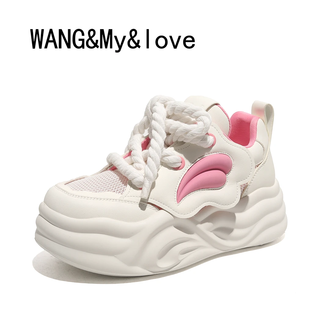 【婷婷】天使 原创小众设计师款●增高6cm时尚ins女士休闲鞋986357