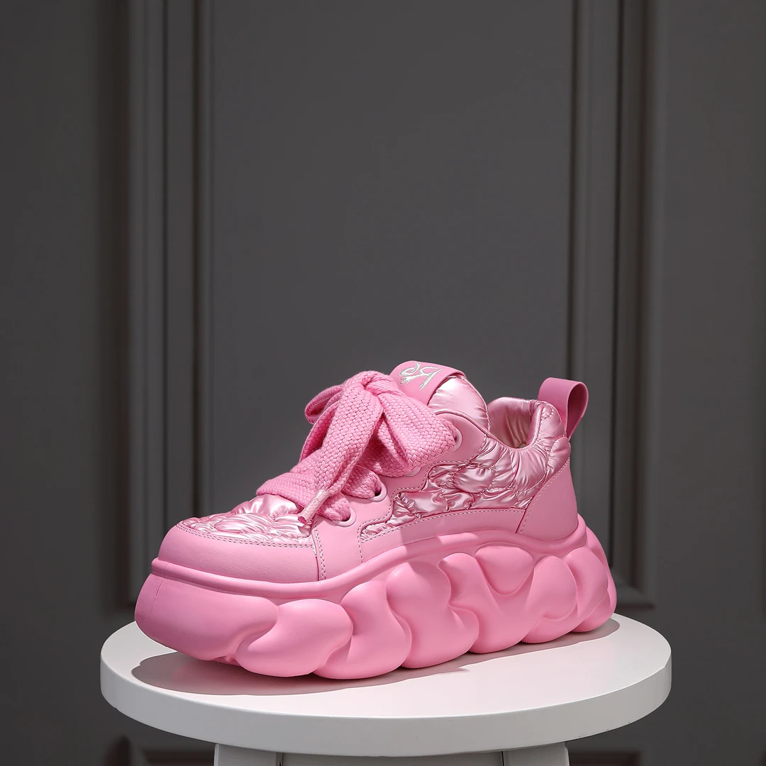 丽丽●R6时尚厚底增高5cm潮流百搭女士休闲鞋 986728