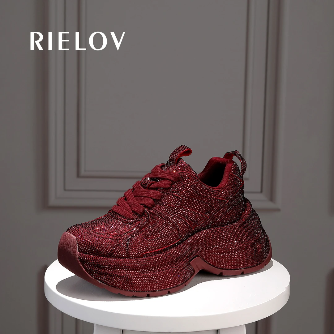 断码现货●RIELOV增高7cm时尚潮流百搭女士厚底新款休闲鞋 2551