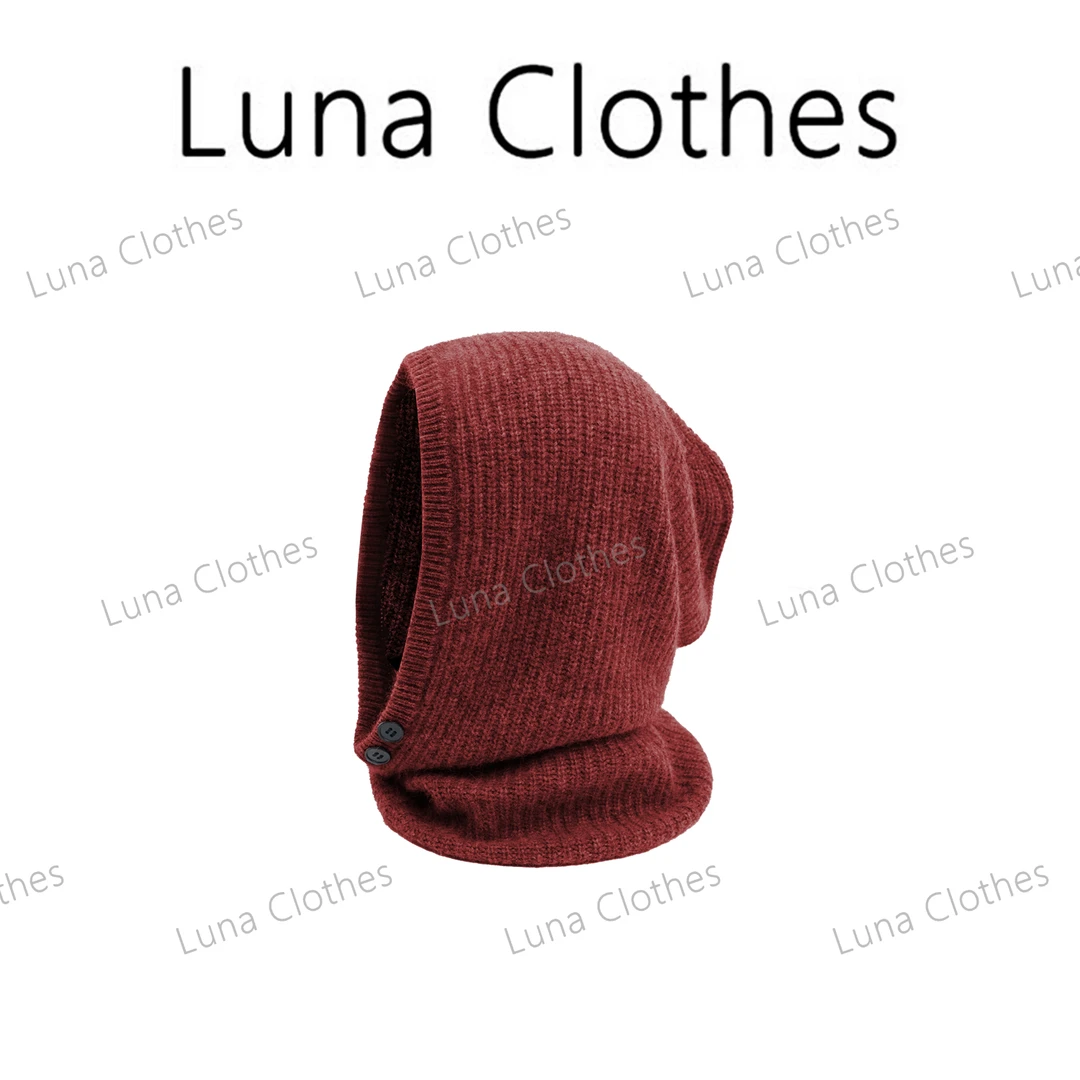 张妍LUNA‘浣浣绒一体帽’秋冬新款简约时尚休闲百搭帽子K2409