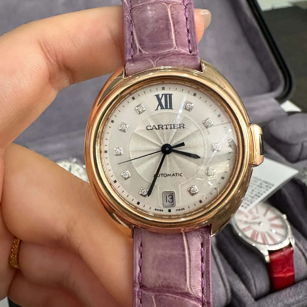 99新 Cartier/卡地亚 钥匙系列WGCL0032腕表/玫瑰金/35mm自动机械