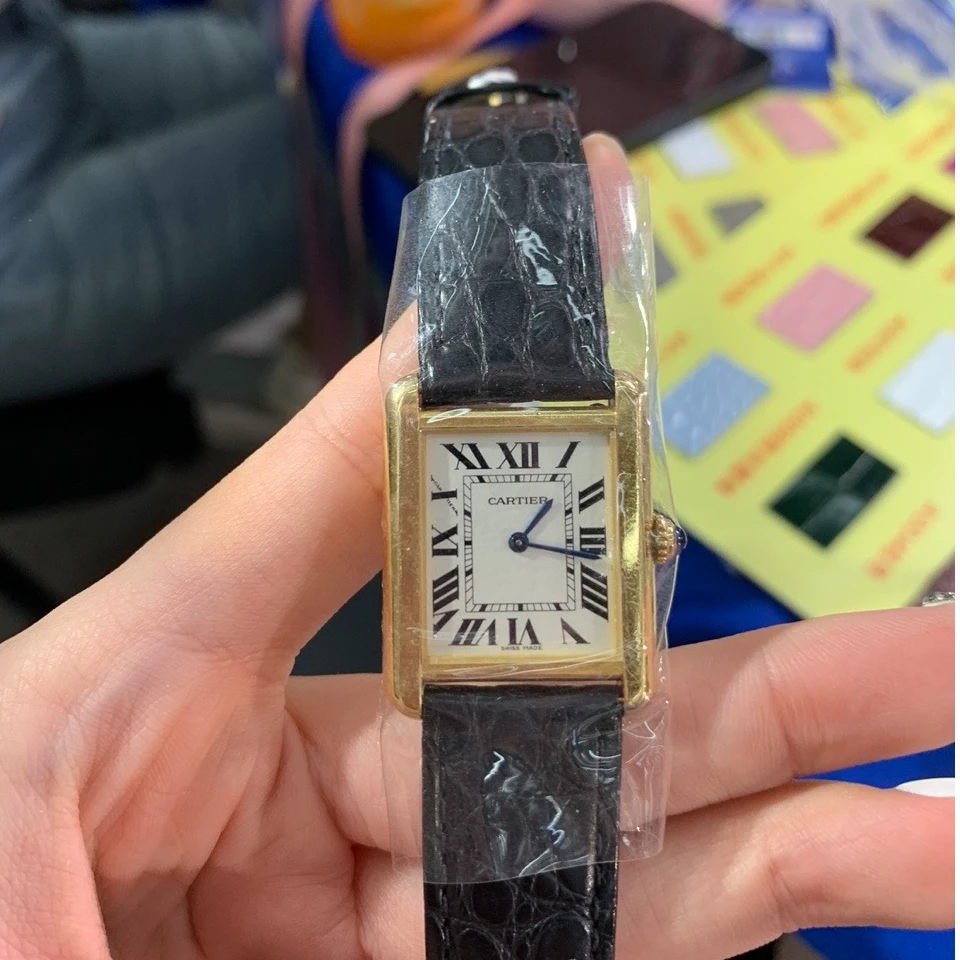 99新 Cartier/卡地亚 表展坦克系列W5200004腕表/WHP026169