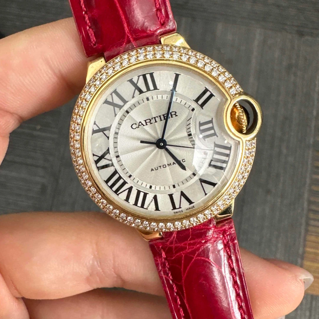 99新 Cartier/卡地亚 表展 蓝气球WE900451机械原钻表/WHT023074
