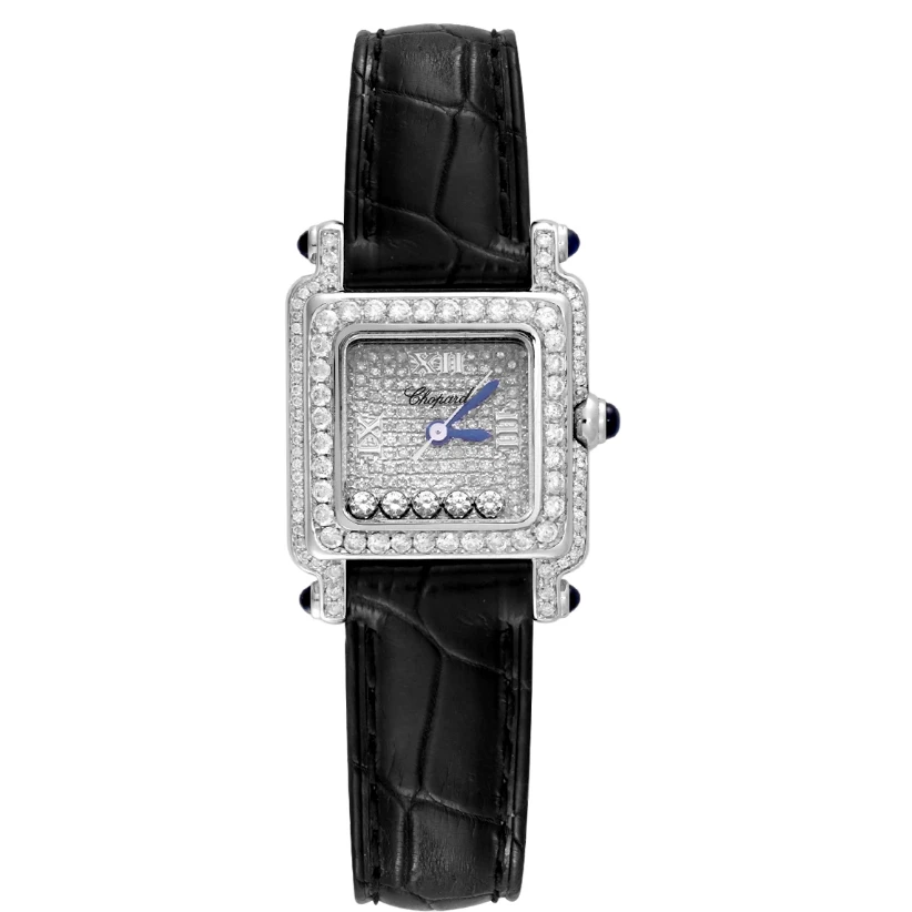 99新 Chopard/萧邦 278892女士石英腕表/后钻/满天星/WHP028338