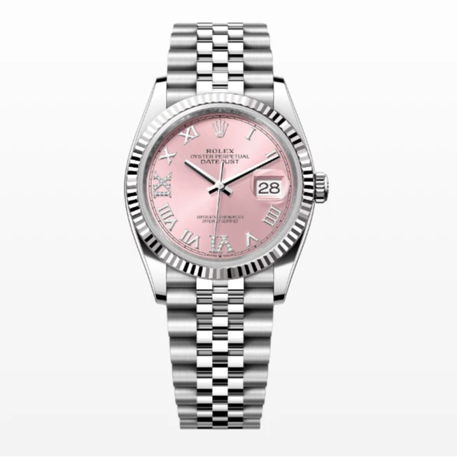 99新 Rolex/劳力士 日志型系列m126234-0031腕表/粉盘/WHT019787