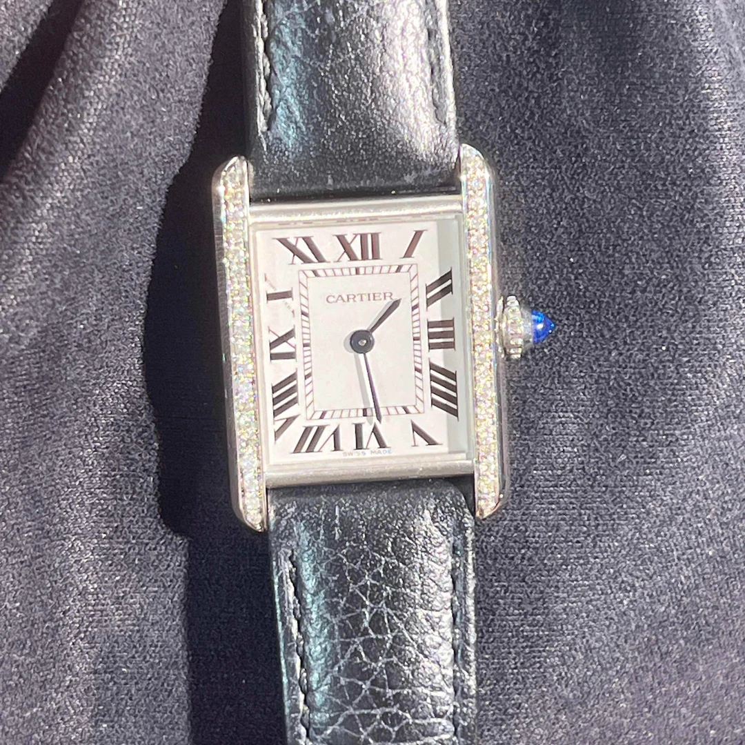 99新 Cartier/卡地亚 坦克系列WSTA0042腕表/精钢后钻/WHP023251