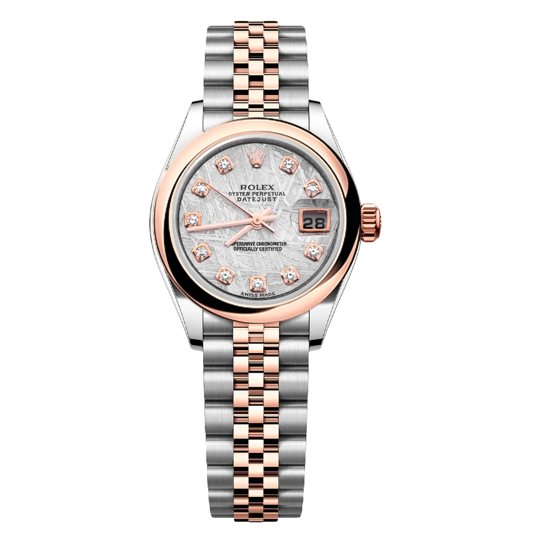 99新 Rolex/劳力士 女装日志型系列179161陨石面腕表/WHP023947