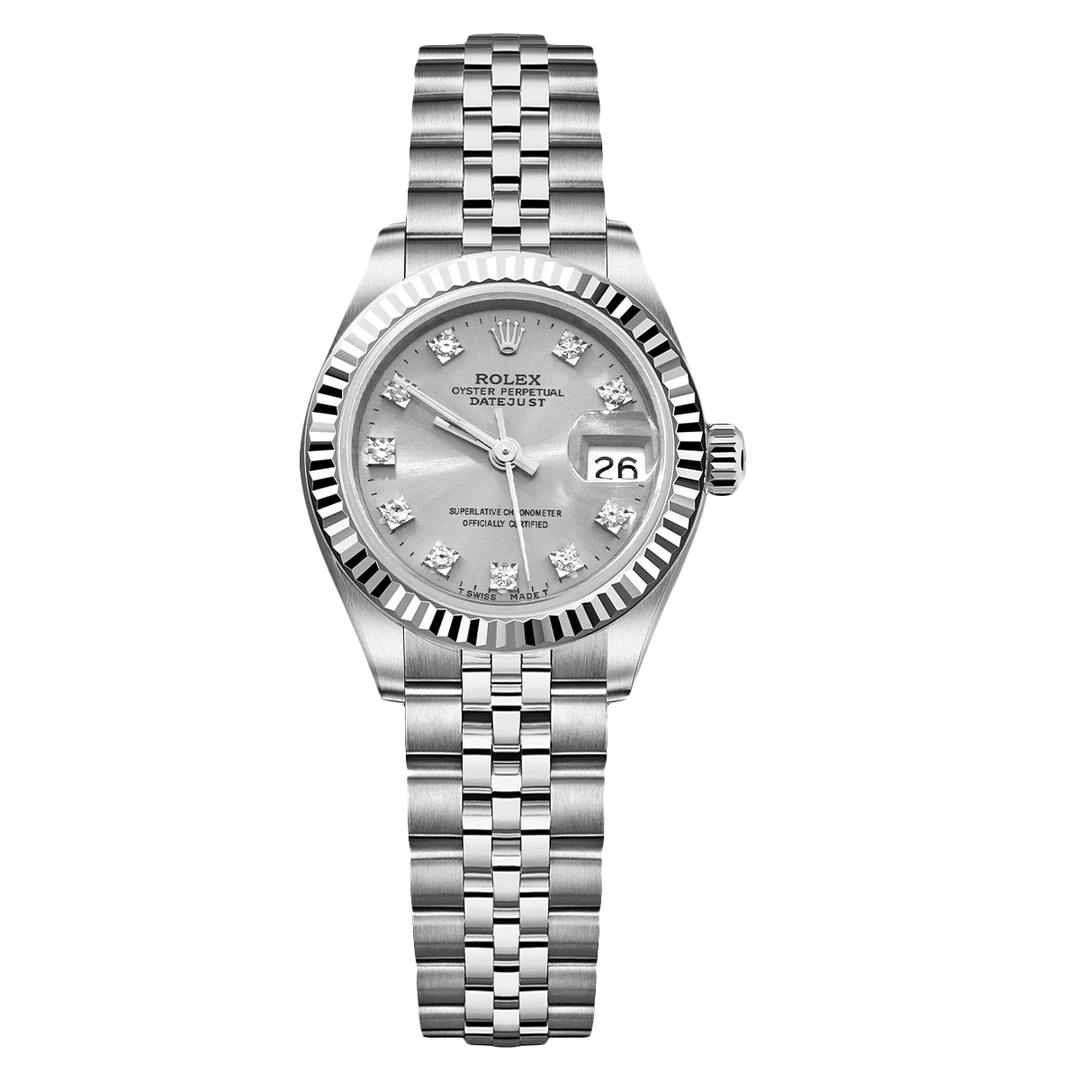 95新 Rolex/劳力士 女装日志型系列 69174 腕表/后钻/wht019091