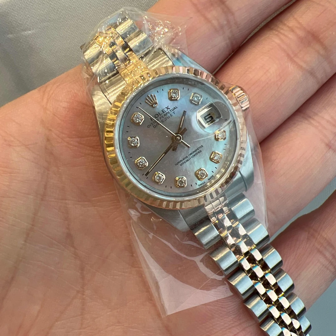 99新 Rolex/劳力士 表展/69173白贝母腕表/自动机械/WHT015264