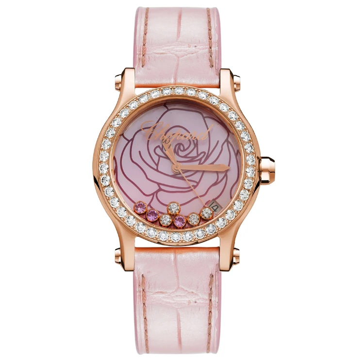 99新 Chopard/萧邦 277473-5011腕表/18k玫瑰金原钻/WHT019877