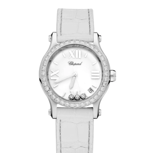 99新 Chopard/萧邦 HAPPYDIAMONDS系列278475/后钻/WHT021994
