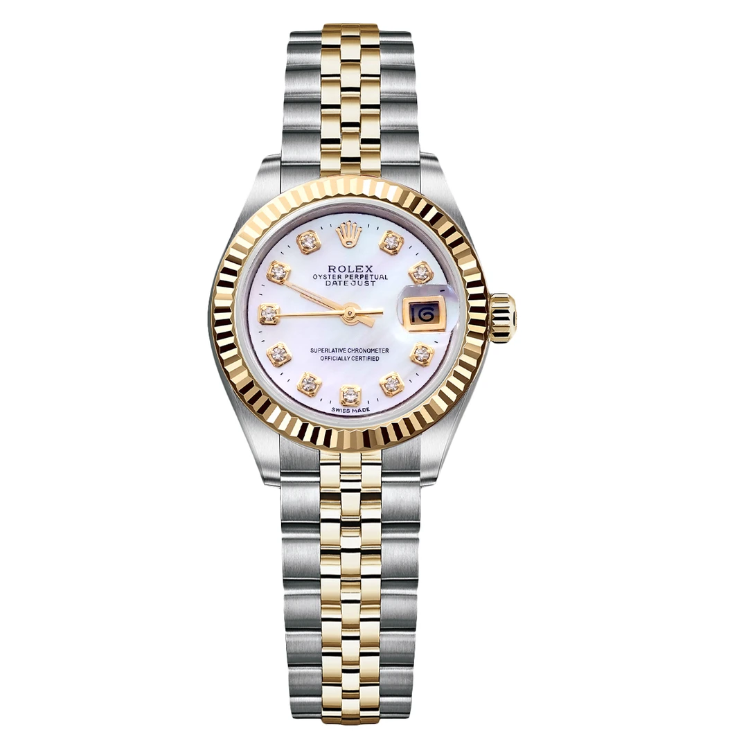 99新 Rolex/劳力士 日志系列69173白盘优雅腕表/后钻/WHP025239