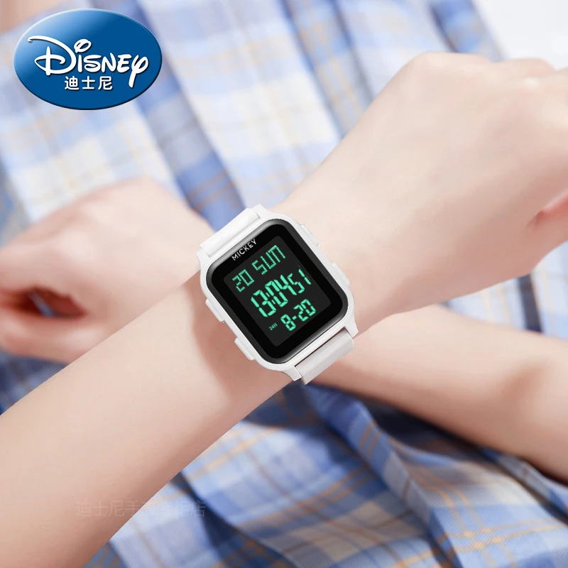迪士尼手表女款潮流2025新款初高中运动女生初中生儿童电子表女孩