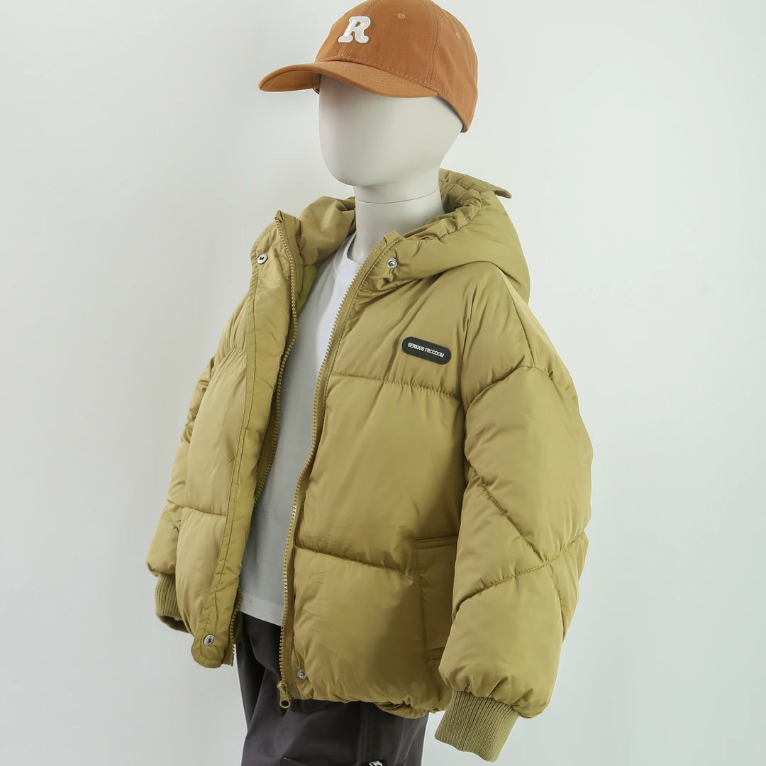 新款儿童连帽棉服加厚保暖棉服可爱宝宝棉服外套K1043K0002
