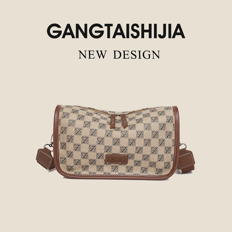 女士单肩包新款时尚斜挎包轻便软皮女包防水休闲旅行大容量腋下包