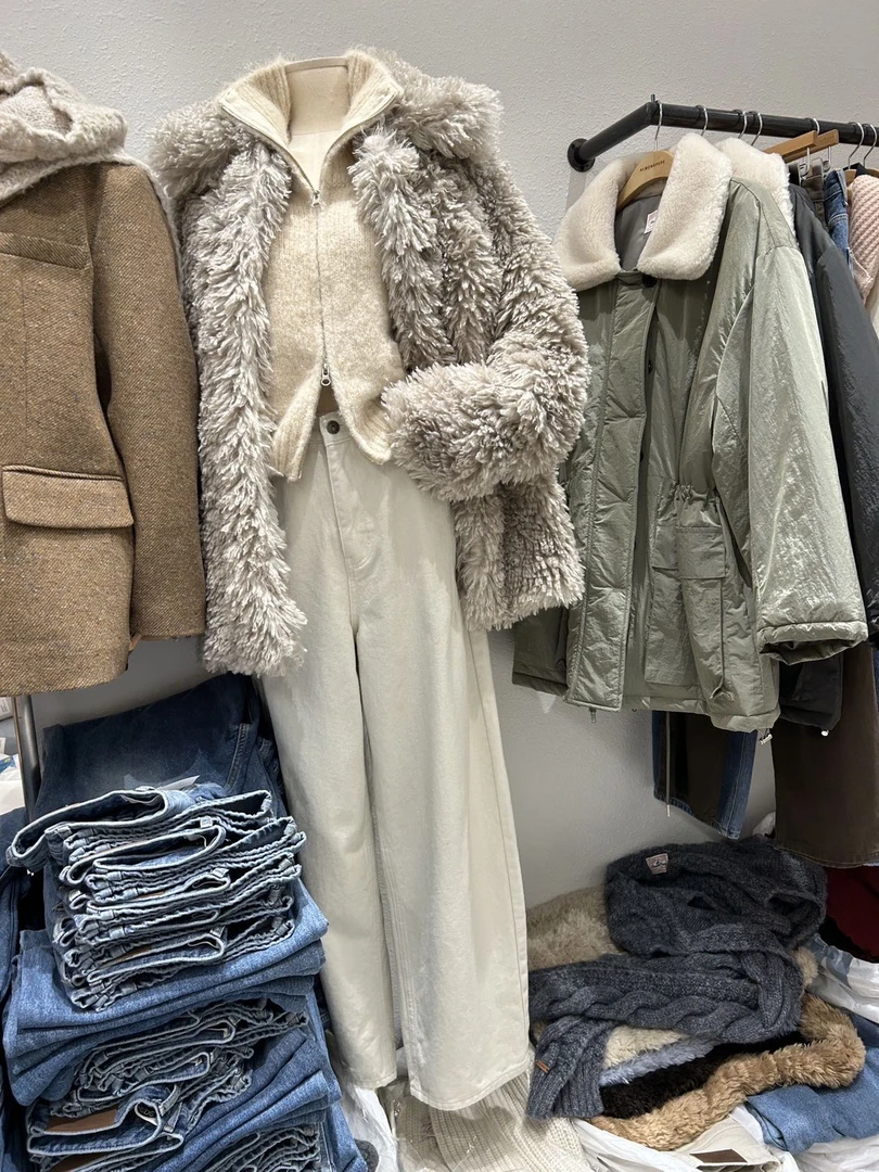 韩国东大门牛仔裤气质加厚时尚秋冬保暖百搭休闲