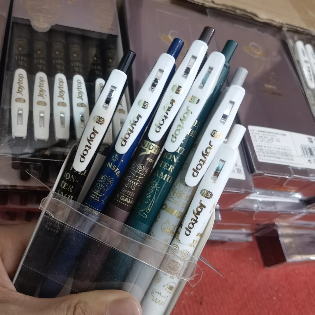 悦木小怪兽按动中性笔混【花姐文具】