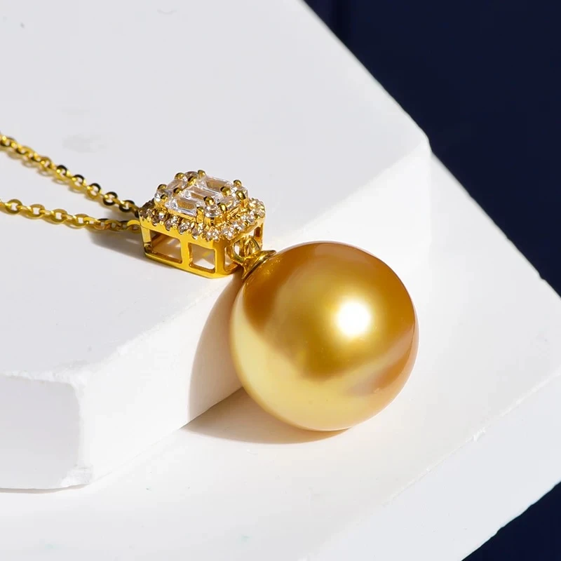 合金吊坠 14mm方糖款吊坠正圆基本无暇