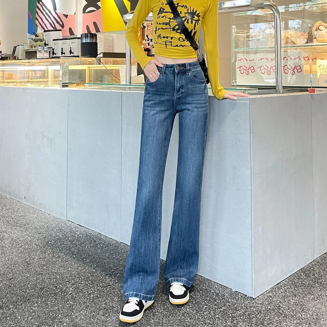 ZENGZHI/增致牛仔JSY9310早秋新款百搭时尚显瘦女士微喇牛仔裤