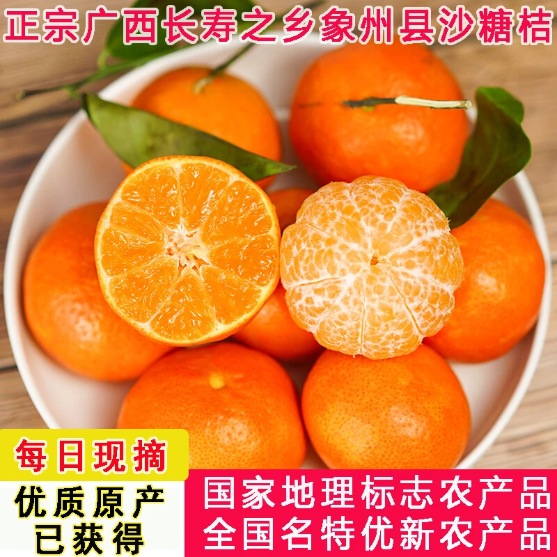 【顺丰速发】广西正宗沙糖桔5/9斤蜜橘子砂糖橘新鲜水果柑橘皮薄甜