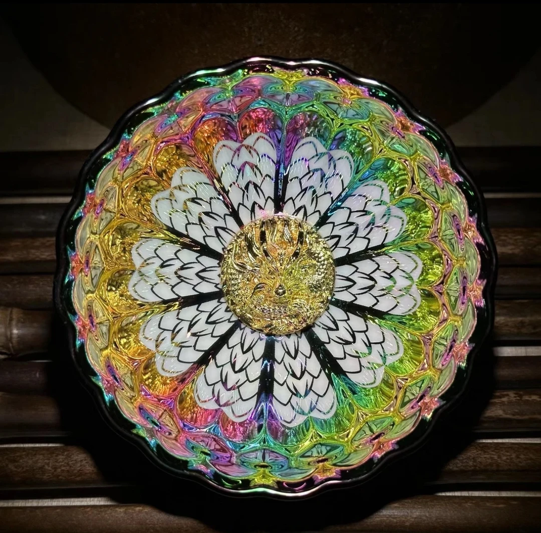 七彩梦幻祥龙主人杯茶器