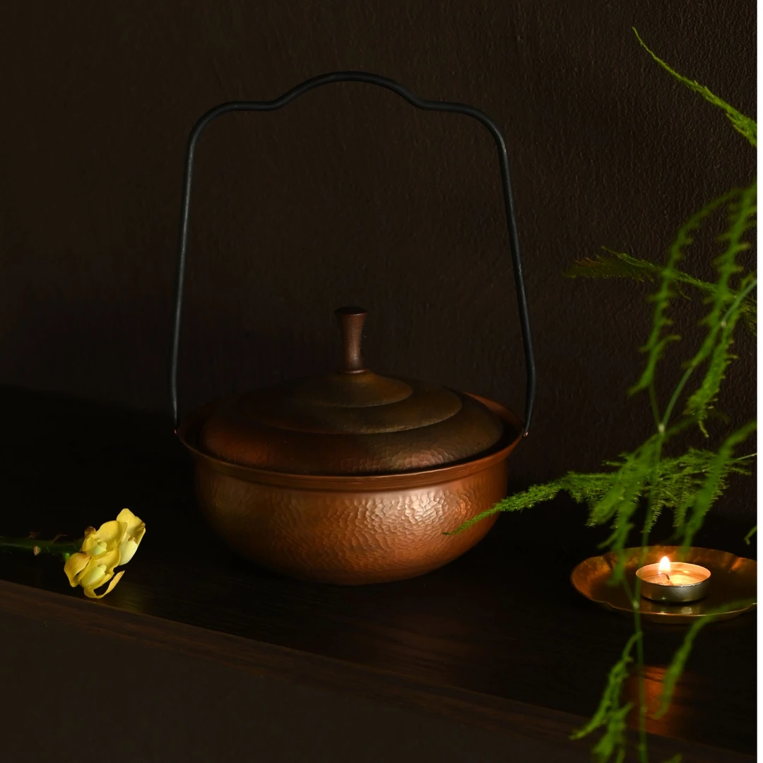 春喜铜紫铜蜂窝小吊锅