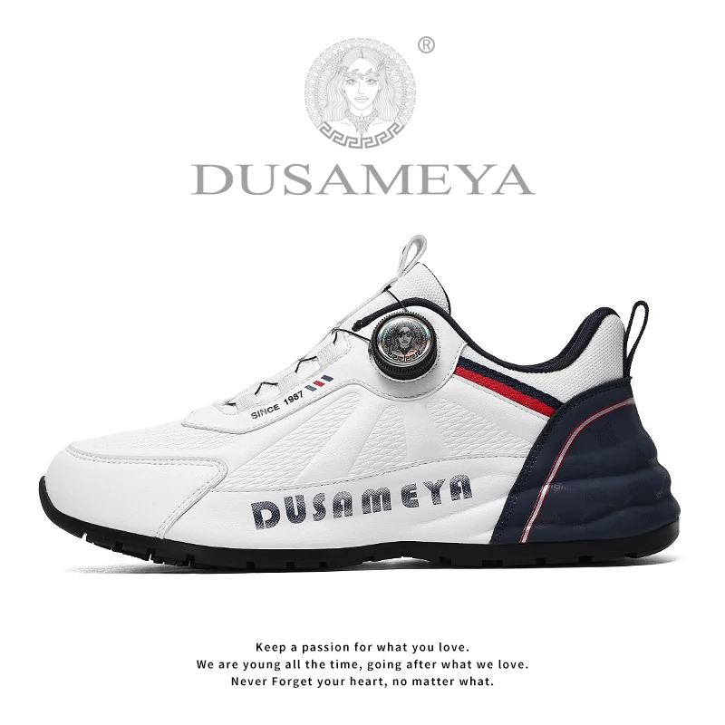 DUSAMEYA/杜莎米娅新款轻奢时尚休闲情侣百搭运动透气软底潮鞋