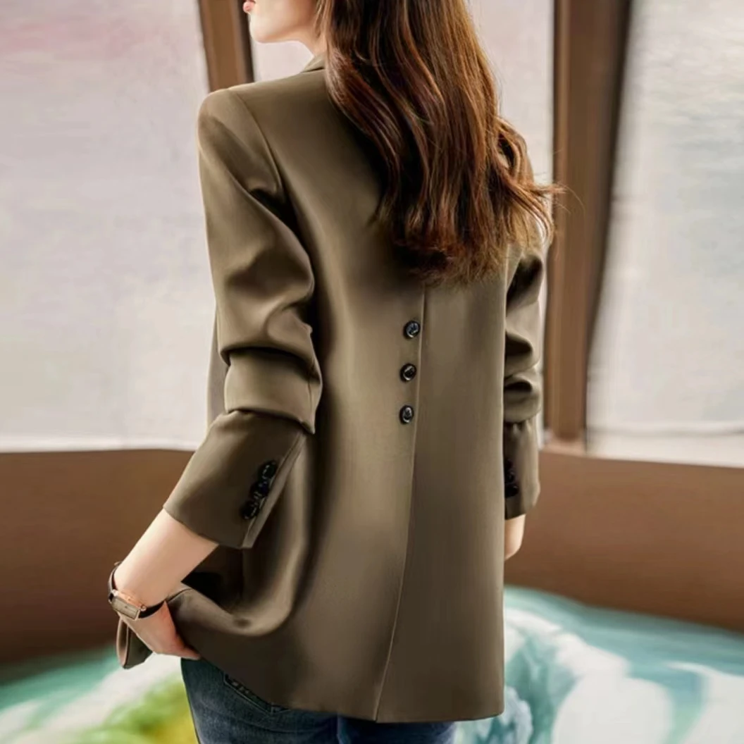 2301春季新款韩版休闲气质女士小西装外套时尚西服上衣