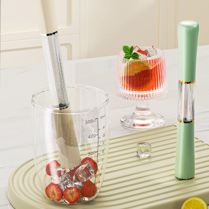 新款碎冰棒冰锤ABS捣锤捣碎压汁手打暴打柠檬锤水果茶工具捣汁棒