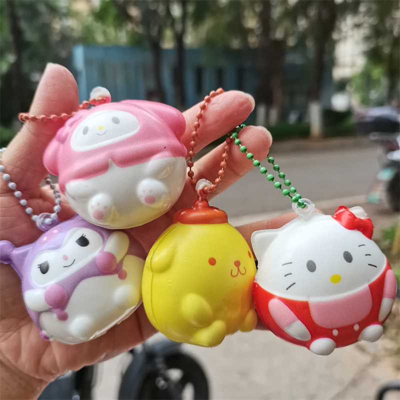 三丽鸥捏捏乐玉桂狗库洛米布丁狗美乐蒂解压发泄慢回弹创意玩具