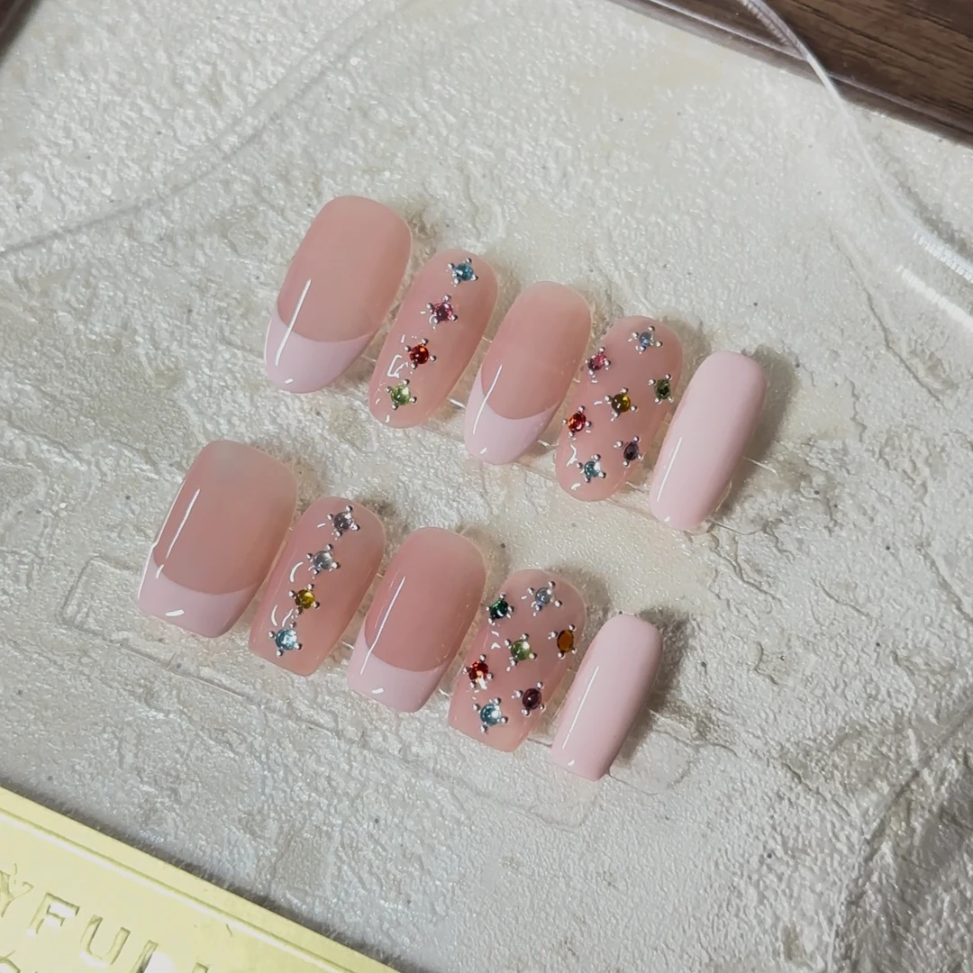 【温莎公主】EilyNail设计师轻奢高定纯手工穿戴甲法式宫廷美甲