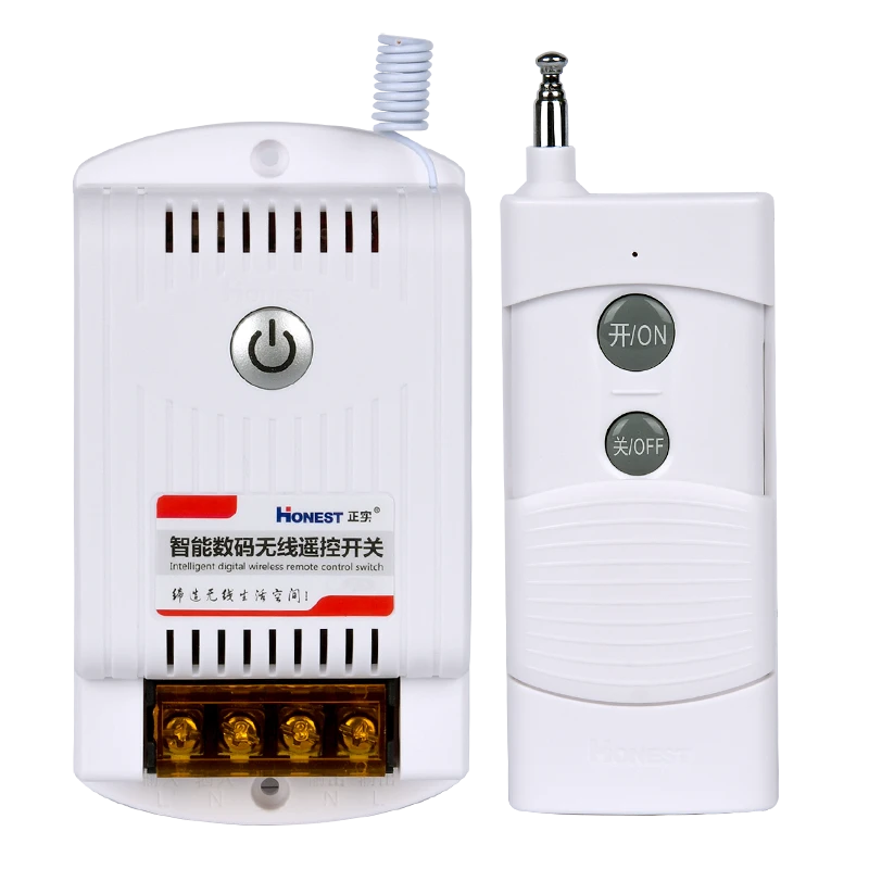 正实DC直流无线遥控控制开关10V-90V车灯油泵电机远距离控制开关