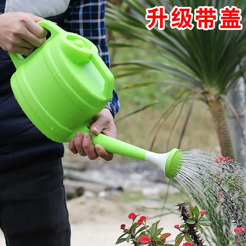 加厚洒水壶大浇花水壶长嘴浇水壶塑料淋水壶园艺喷水壶家用花洒壶