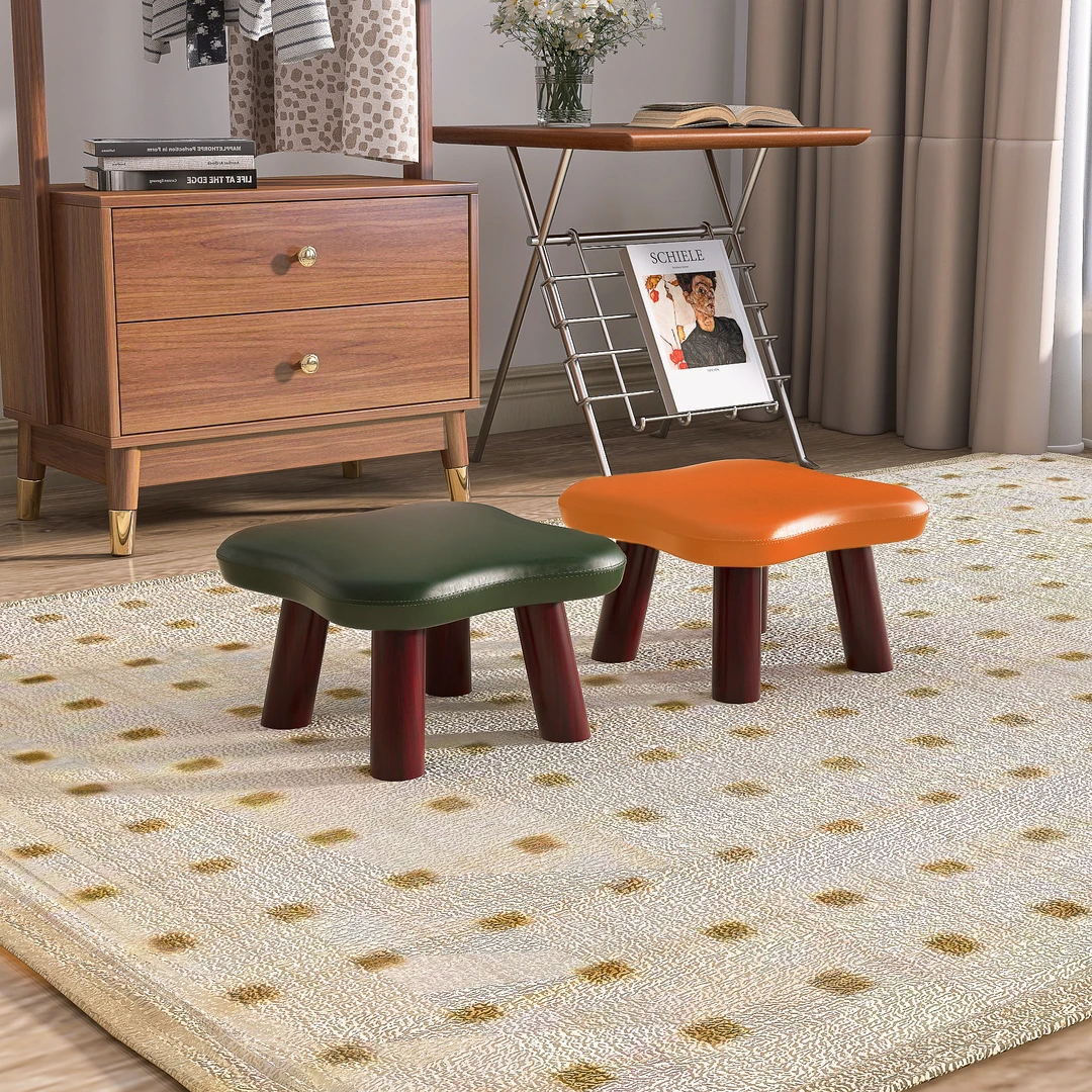 小凳子家用矮凳客厅茶几沙发脚踏凳门口换鞋凳板凳软包坐凳穿鞋凳