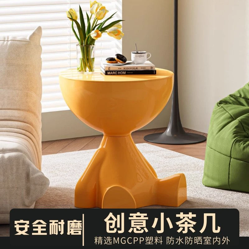 精致创意小户型欧式边几小平头茶几落地家居摆件轻奢网红家用卧室