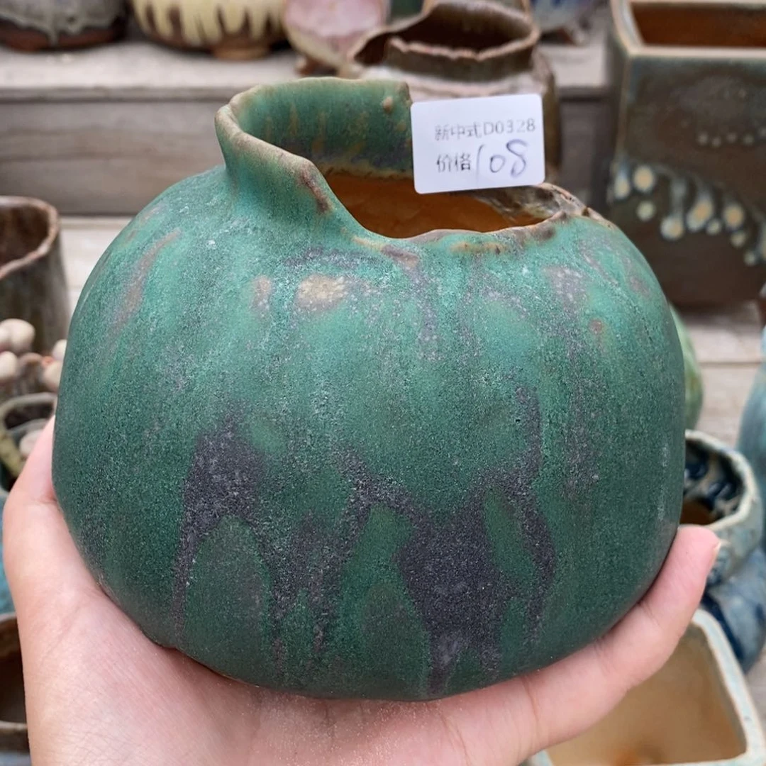 粗砂花盆1987盆新中式328